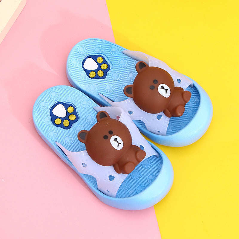 PVC massage slippers