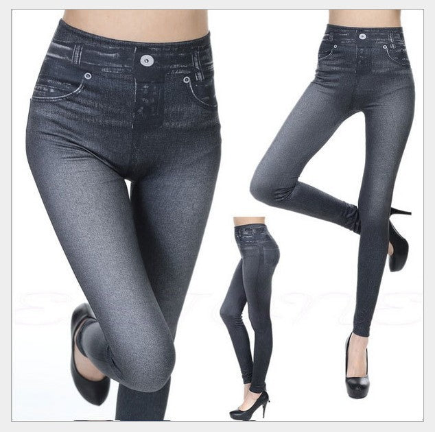 leggings women spring and autumn high waist outer wear one-piece pants