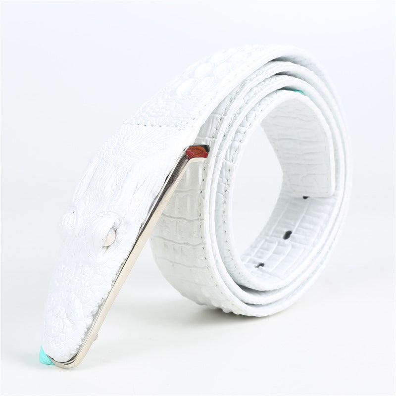 Men's leather belt