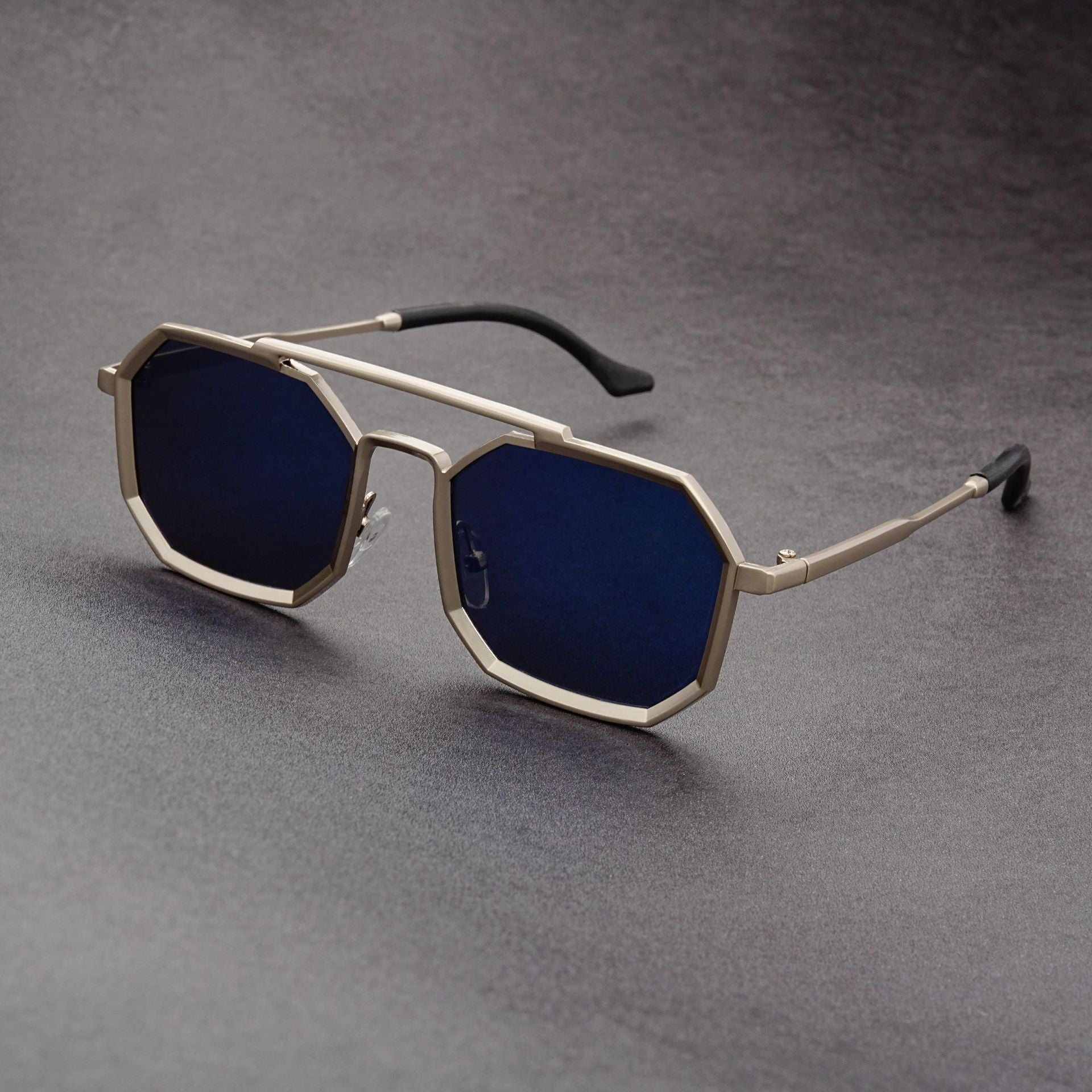 European And American Saibo Future Punk Double Beam Sunglasses