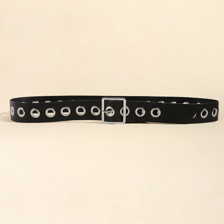 Men And Women Fashion Hollow Belt Personality Punk Style PU Soft Belt Jeans Hip Hop AccessoriesLace Triangular Hair Scarf Headband Square Headscarf Hairband Turban Bandage Bandana Headband Women Headwarp Hair Accessories (Copy)