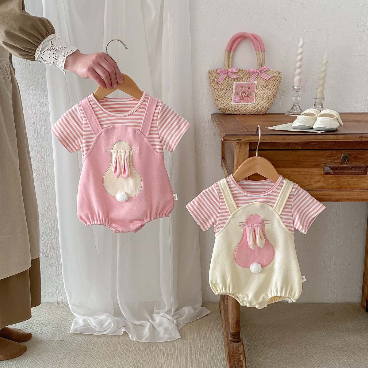 Baby Jumpsuit Fake Two Pieces Onesie