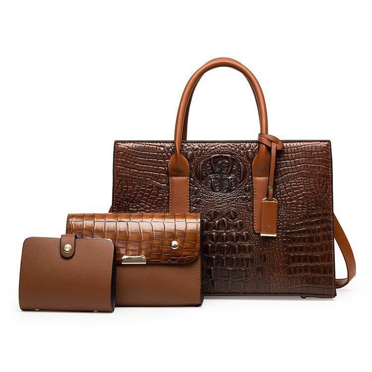 Women's Handbag Shoulder Bag Three-piece Set