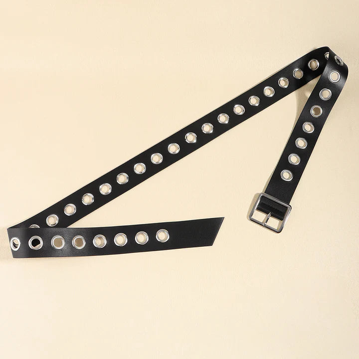 Men And Women Fashion Hollow Belt Personality Punk Style PU Soft Belt Jeans Hip Hop AccessoriesLace Triangular Hair Scarf Headband Square Headscarf Hairband Turban Bandage Bandana Headband Women Headwarp Hair Accessories (Copy)