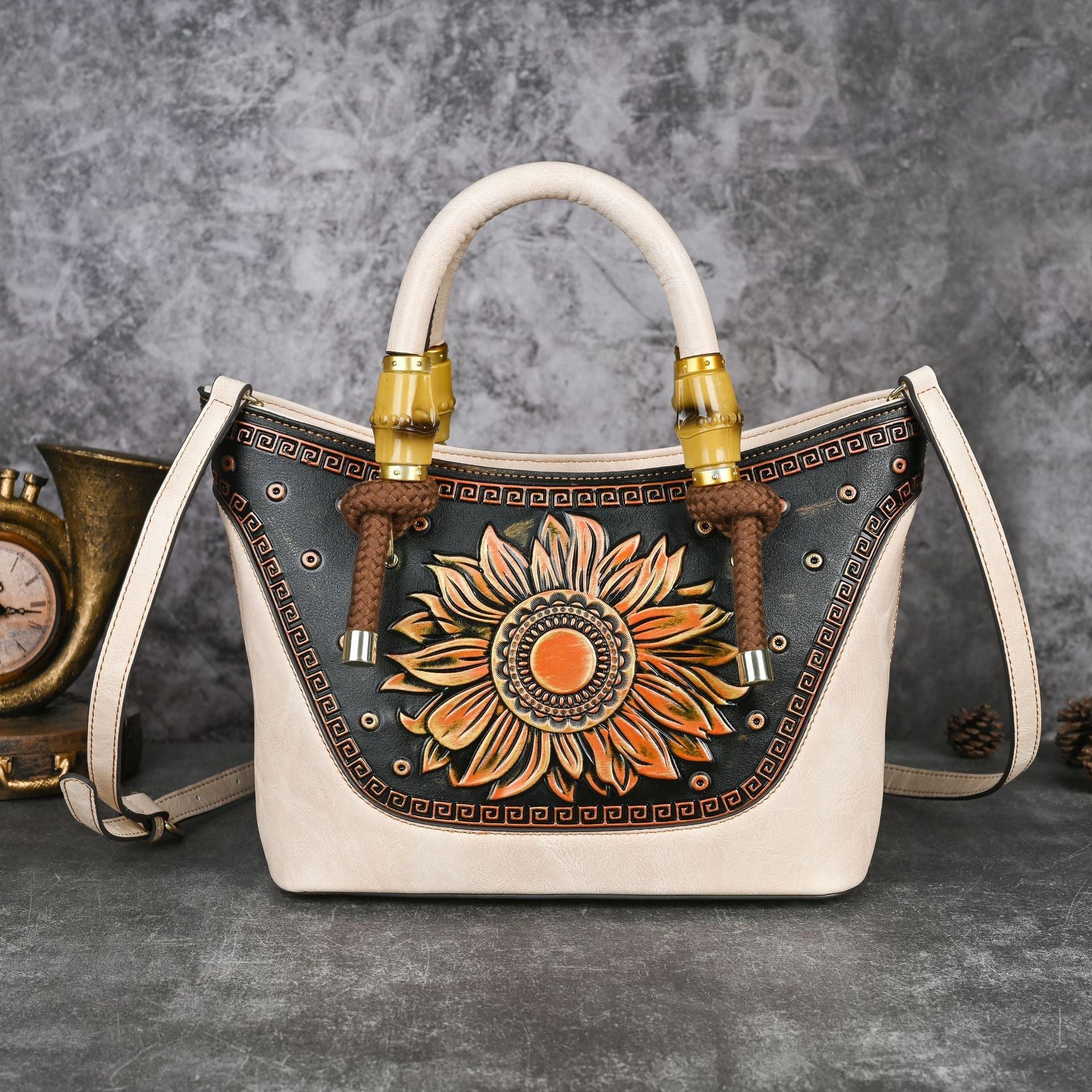 High-grade Elegant Middle-aged One-shoulder Versatile Crossbody Bag