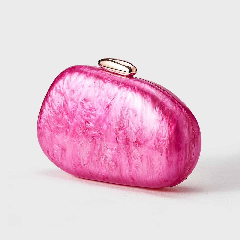 New Marble Pattern Acrylic Evening Bag Luxury Handbag Purse Women Ladies Purses Wedding Party Bridal Clutch Bags