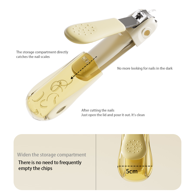 Baby Nail Clipper with Magnifier and LED Light for Baby Children