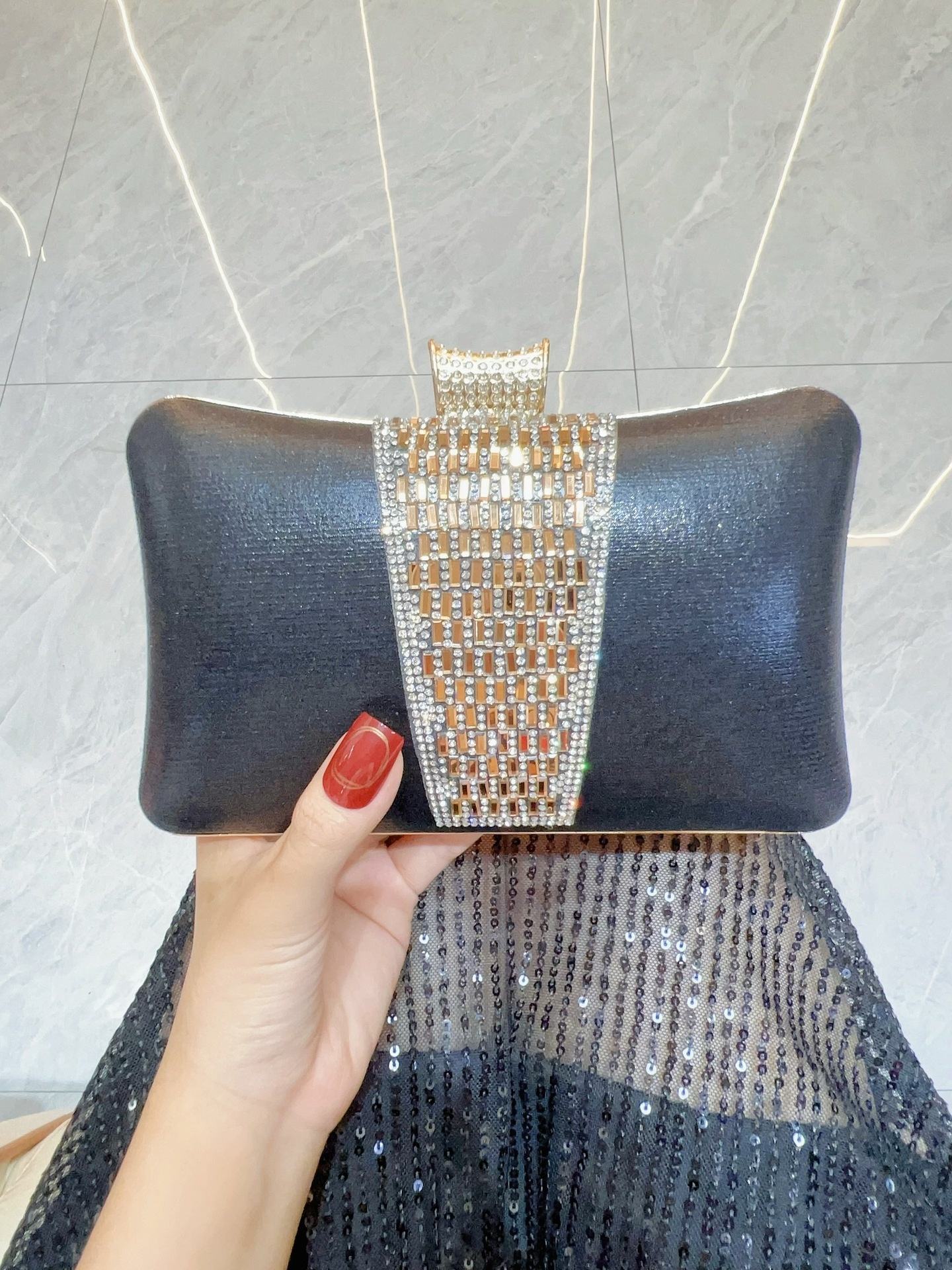 Evening Clutch Purse Chain Shoulder Crossbody Bag