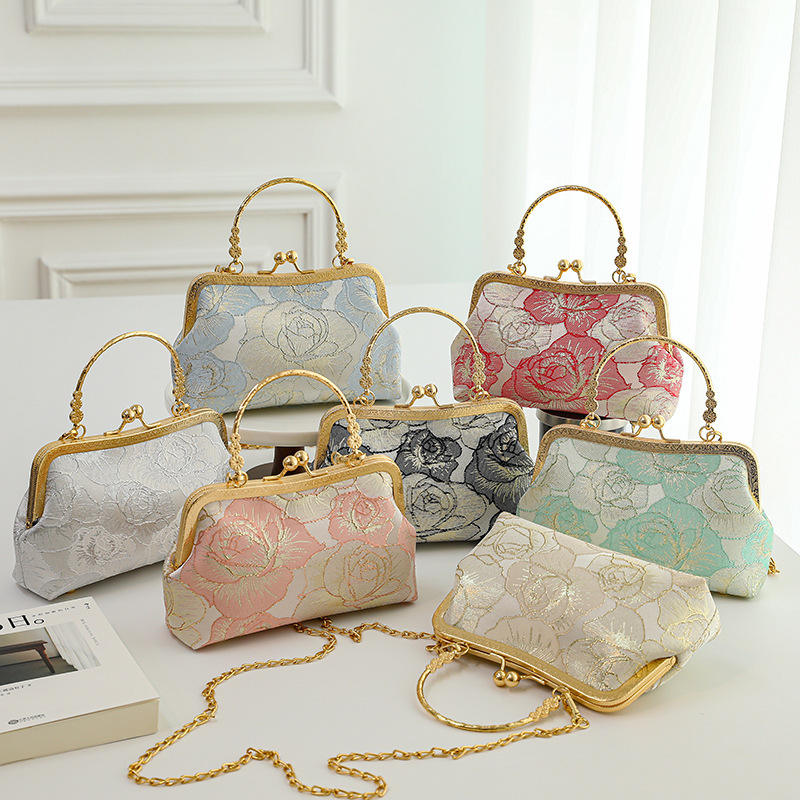 Chinese Style Shell Cheongsam Evening Clutch Bag for Women
