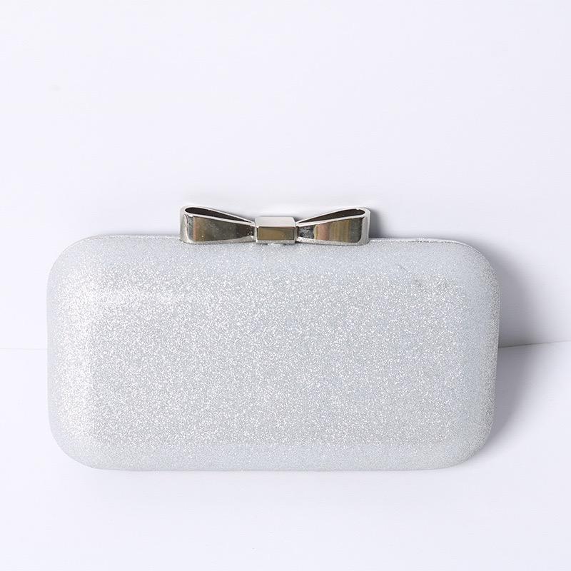 Ladies Clip Handbag Women Purse Chain Clutch Evening Bag