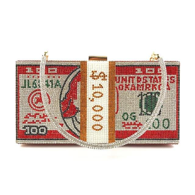 Diamond Mini Handbags for Women Luxury Evening Crossbody Rhinestone Purses