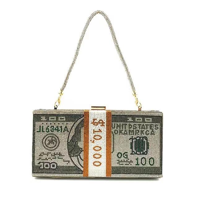 Diamond Mini Handbags for Women Luxury Evening Crossbody Rhinestone Purses