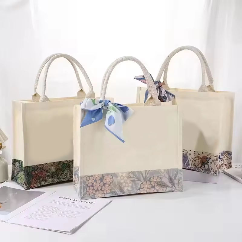 Stylish High Quality Prints Minimalism Premium Canvas Tote Bag