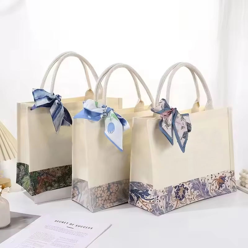 Stylish High Quality Prints Minimalism Premium Canvas Tote Bag