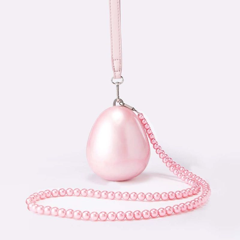 Luxury Pearl Mini Egg Clutch Handbag for Ladies Evening Party