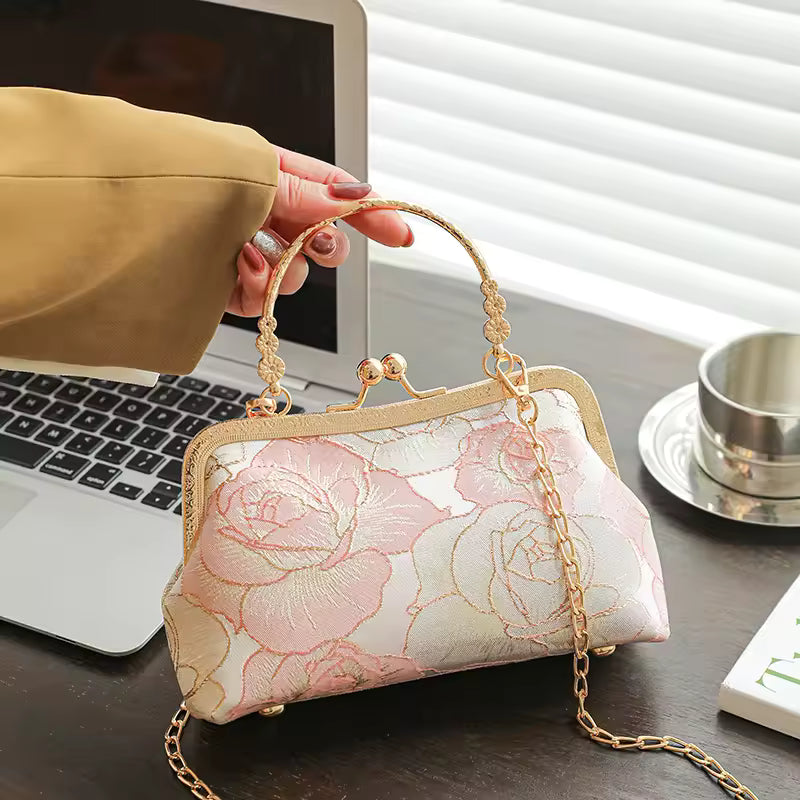 Chinese Style Shell Cheongsam Evening Clutch Bag for Women
