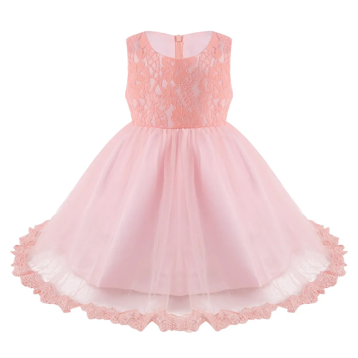 Infant Baby Girls Clothes Flower Girl Dress Toddler Formal Floral Lace Newborn Princess Wedding Bridesmaid Easter Party Dresses