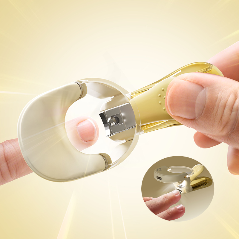 Baby Nail Clipper with Magnifier and LED Light for Baby Children
