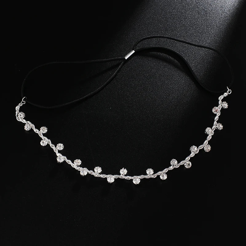 Rhinestone Elastic Belt Black Women's Stretch Belt Gold Girls Wide Crystal Flower Waist Jewelry Accessories for Dress