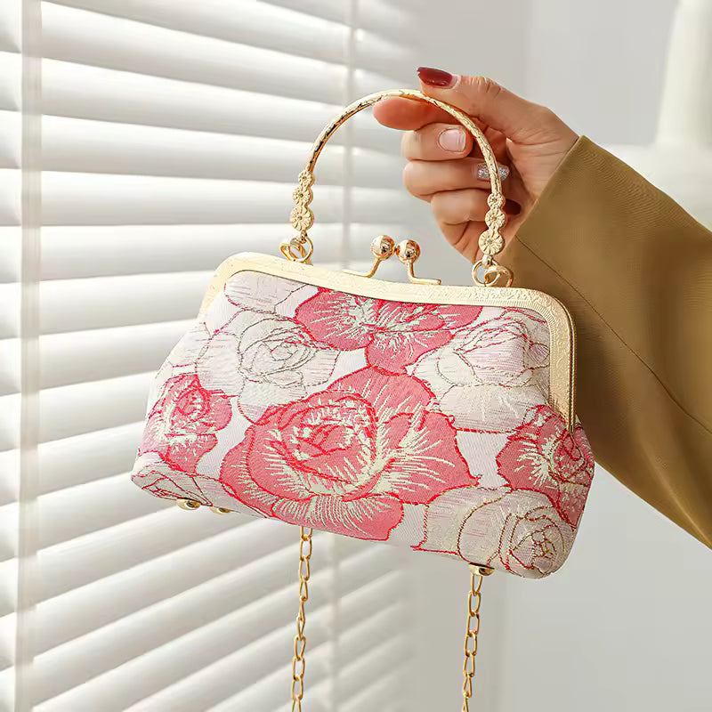 Chinese Style Shell Cheongsam Evening Clutch Bag for Women