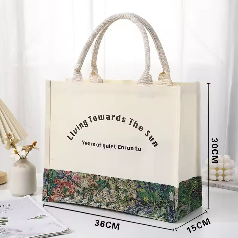 Stylish High Quality Prints Minimalism Premium Canvas Tote Bag
