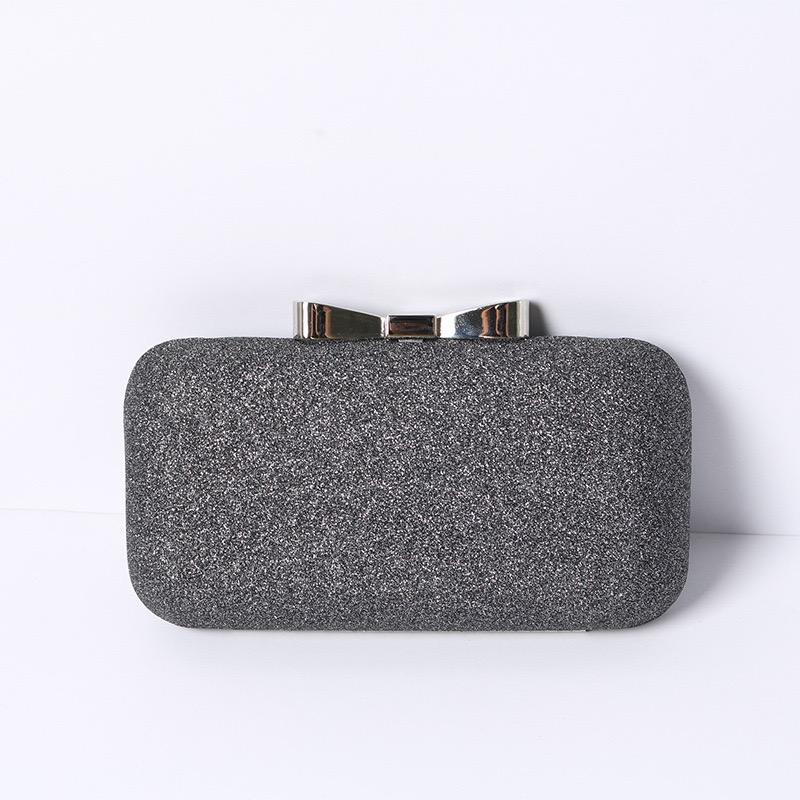 Ladies Clip Handbag Women Purse Chain Clutch Evening Bag