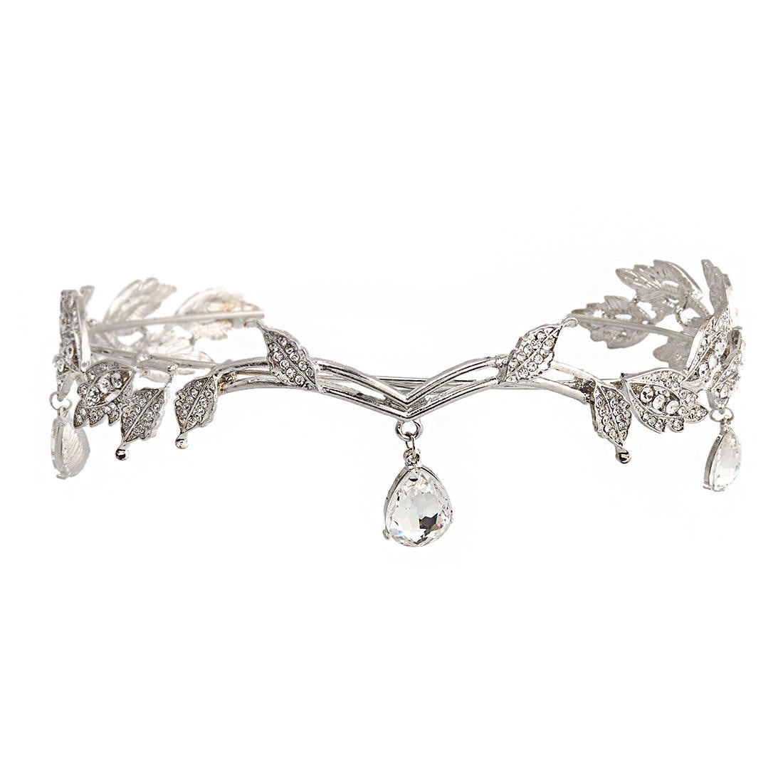 Exotic retro temperament tassel headdress female new rhinestone high-grade headband headband bridal crown hair accessories