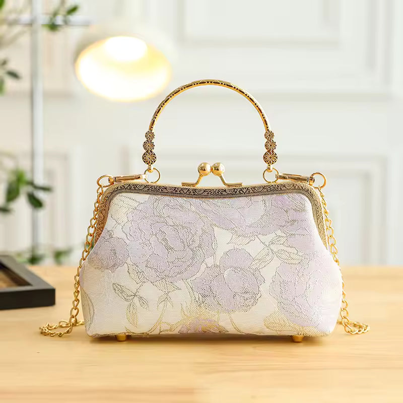 Chinese Style Shell Cheongsam Evening Clutch Bag for Women