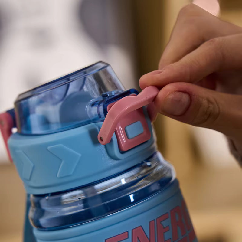Sports Water Bottle Summer Portable Straw Cup Modern Simple Design Outdoor Large-capacity High-temperature Resistant