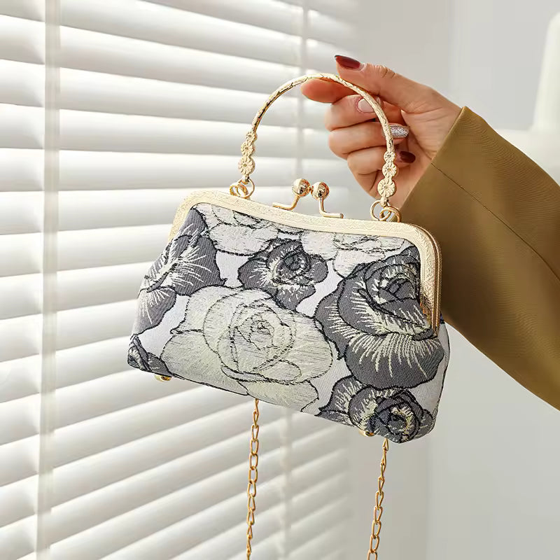 Chinese Style Shell Cheongsam Evening Clutch Bag for Women