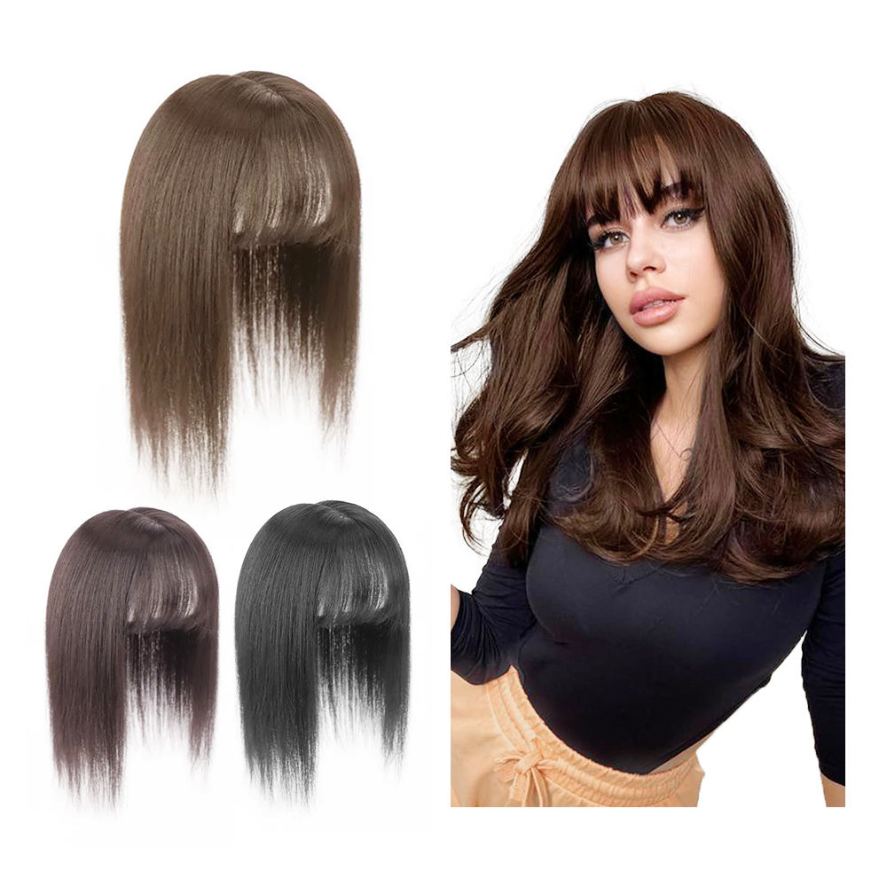 Hair Clip Bun Comb Base Bump Volume Synthetic Invisible Fluffy Hair Pad for Women