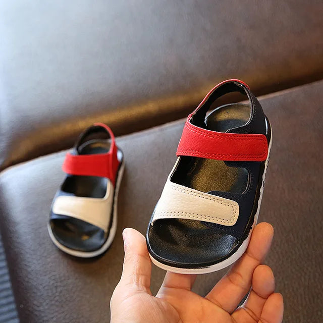 Kids Sandals Summer Fashion Boys Beach Sandals Non-slip First Walkers