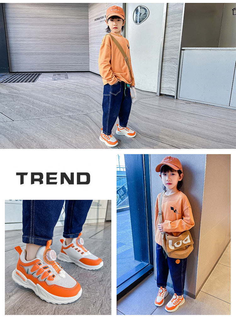 Spring new sports shoes for boys and girls fashionable