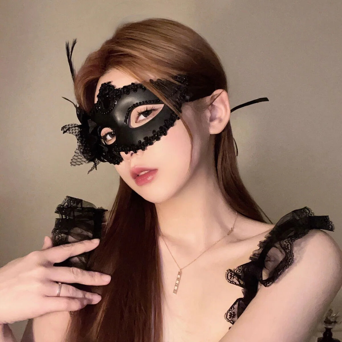 Eye Mask Masquerade Masks Dress up Feather Mask for Party Event Party Supplies Decoration