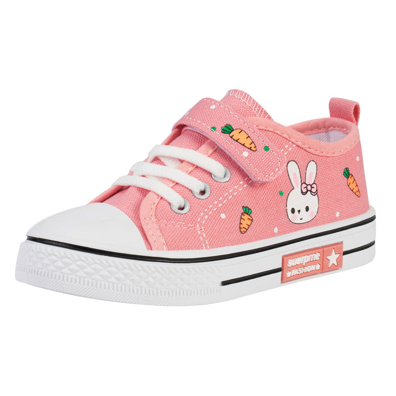 kid's comfortable denim canvas shoes