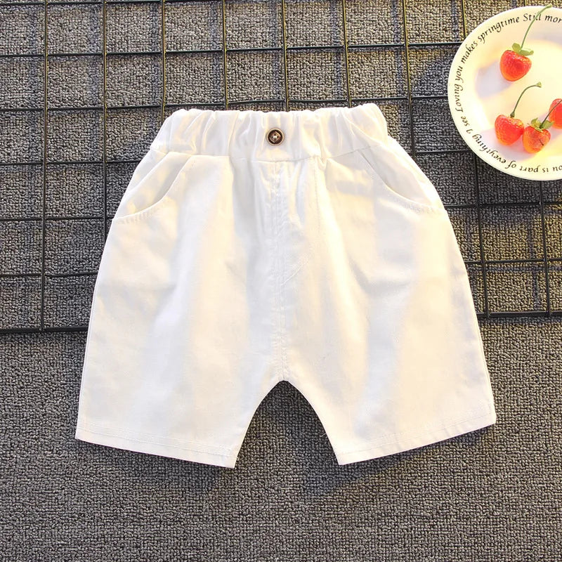 Fashion Boys Clothes Sets Toddler Kids Polo T-shirt + Shorts Children's Clothes