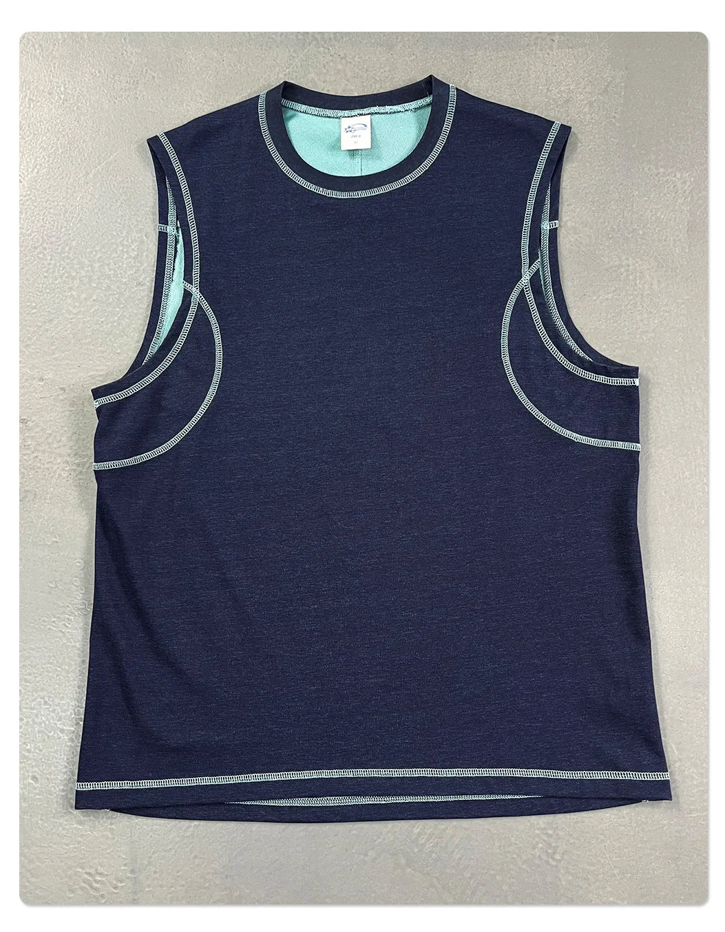 Sleeveless T-shirt Male Sporty Two Colors Quick-drying Vest Fashionable Comfortable Loose Casual All-matching Personality