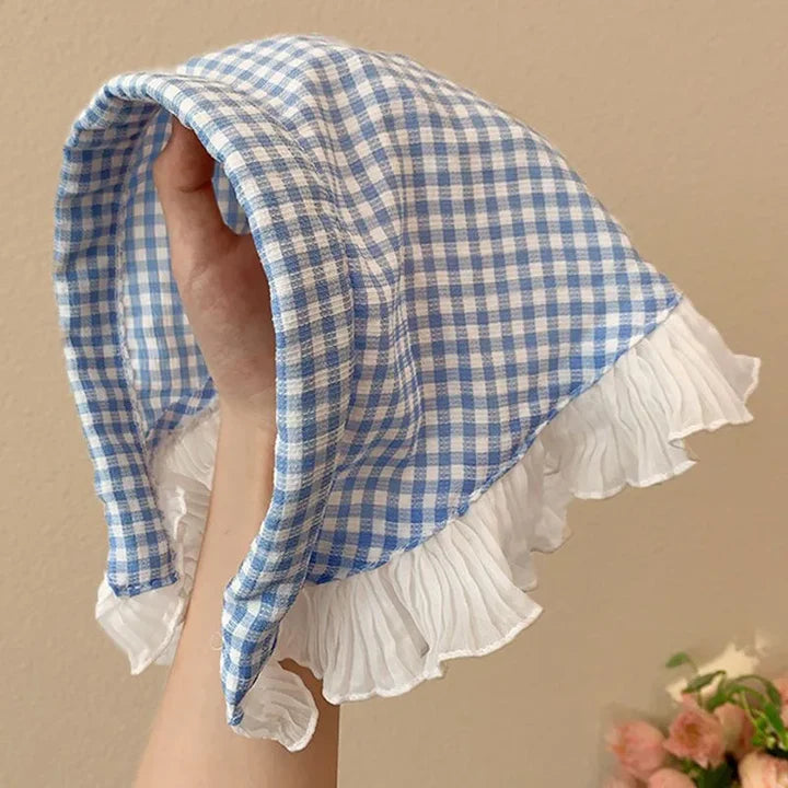 Lace Triangular Hair Scarf Headband Square Headscarf Hairband Turban Bandage Bandana Headband Women Headwarp Hair Accessories