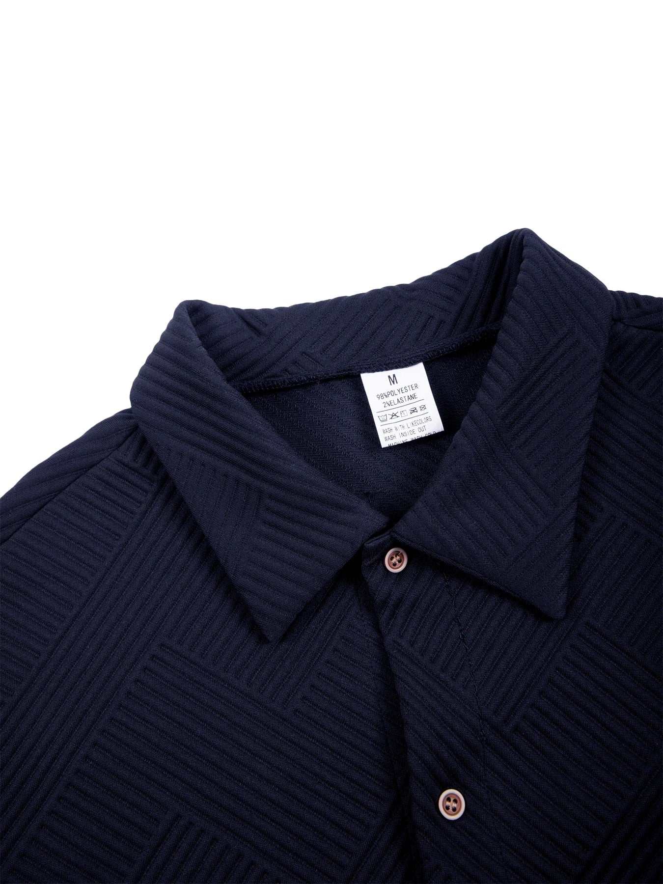 New Mens Short Sleeve T Shirts Trendy Breathable Solid Color Stand Up Collar Shirt Summer Loose Youth Basic Button T-shirt Top