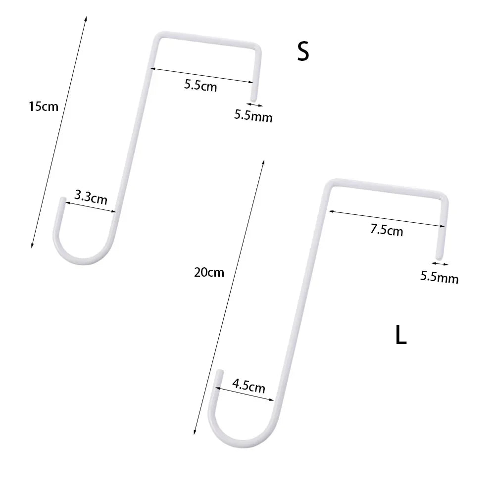 Gardening Accessories Iron Fence Hooks Durable Creative Guardrail Hooks Reusable Fence Flower Groove Hooks Flower Basket