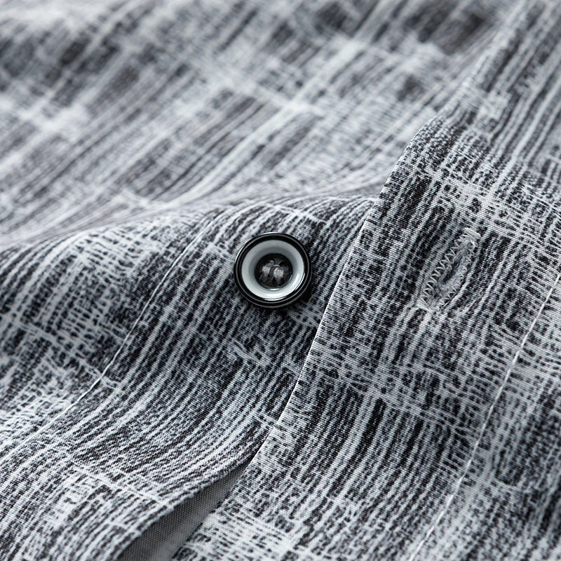 Men Shirt Short Sleeve Stripe Summer Hip Hop Oversize 6XL 7XL 8XL Plus Size Casual Plaid Streetwear Loose Pocket High Quality