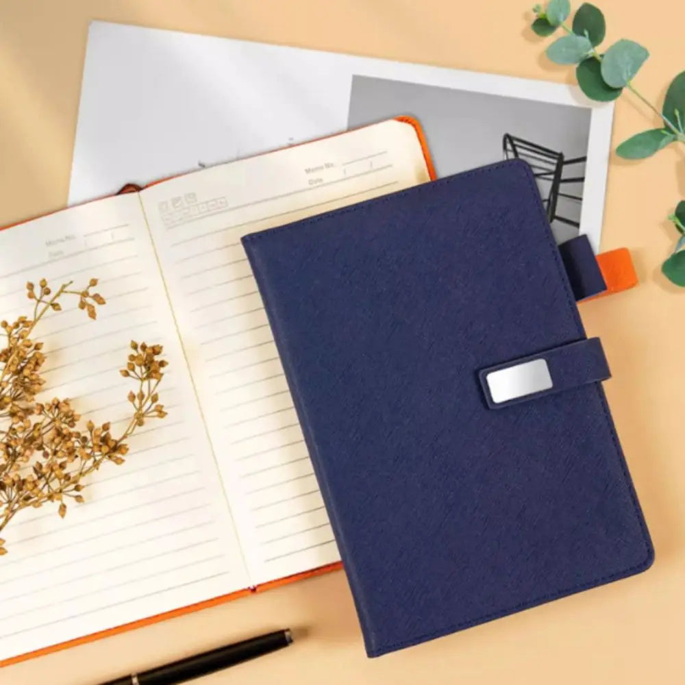 PU Leather Corporate Gifts Set Stylus Pen Refill Set Notebook Pen Set Customized Printing Flash Drive Customized Notebook