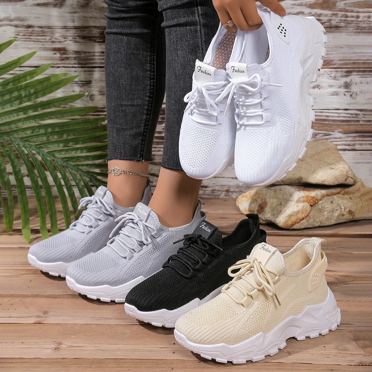 Women's shoes  Solid-colored strap versatile single shoes casual sneaker women's summer sneakers sale shoes with free shipping