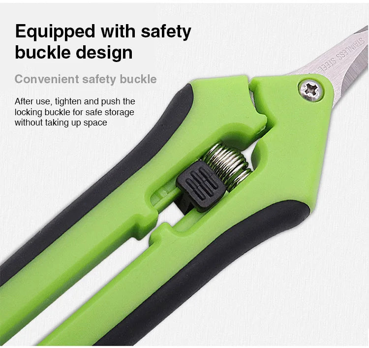Garden Scissors, Garden Pruning Shears, Non-slip Labor-saving Flower Branch Branch Shears, Fruit And Vegetable Shears, Fr
