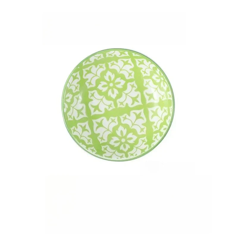 Bohemian Ceramic Condiment Dishes Set Sauce Plates Bowls  Spice Plates for Home  Restaurant Sushi Bar Parties Picnics Camping