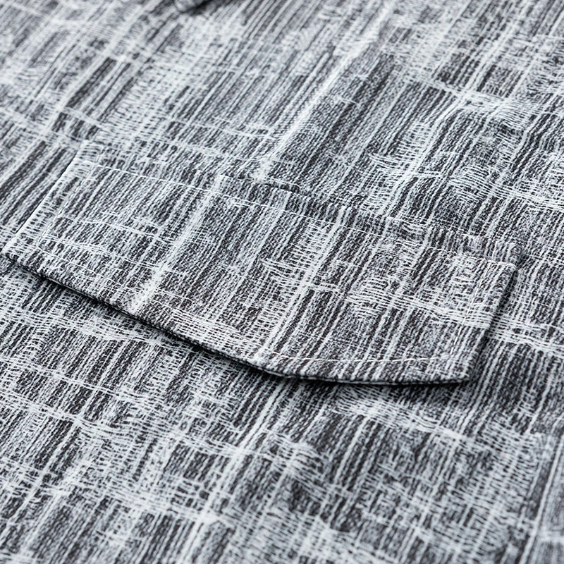 Men Shirt Short Sleeve Stripe Summer Hip Hop Oversize 6XL 7XL 8XL Plus Size Casual Plaid Streetwear Loose Pocket High Quality