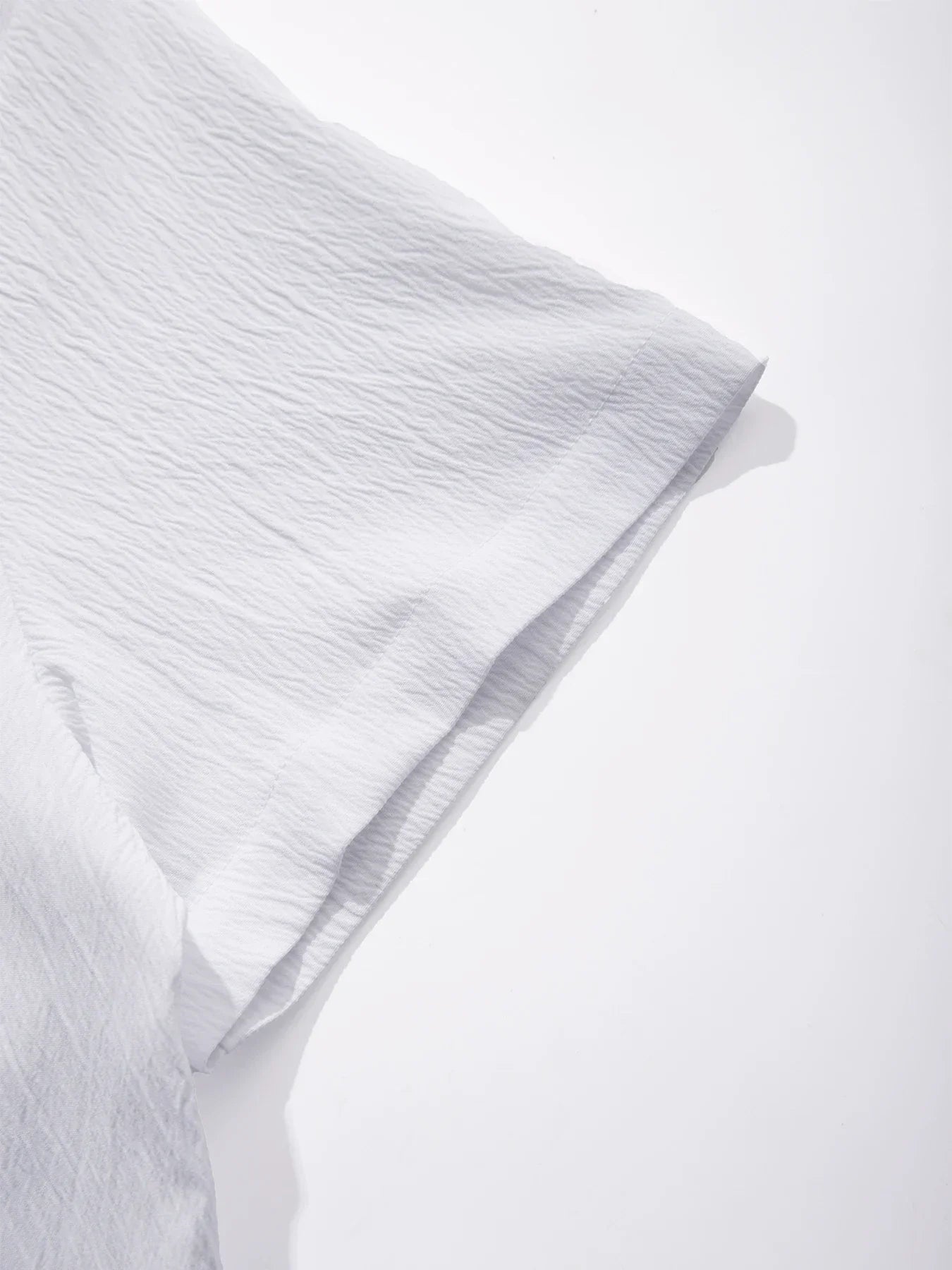 2025 Men's Short-Sleeved Shirts New Cotton Linen Hot Sale Summer Solid Color Turn-down collar Casual Beach Style Plus Size