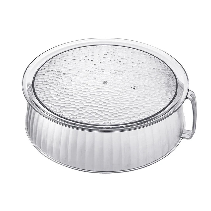 Microwave Splash Proof PET Cover High-temperature Resistant Bowl Cover Household Food Grade Plastic Microwave Hot Dishes Lid