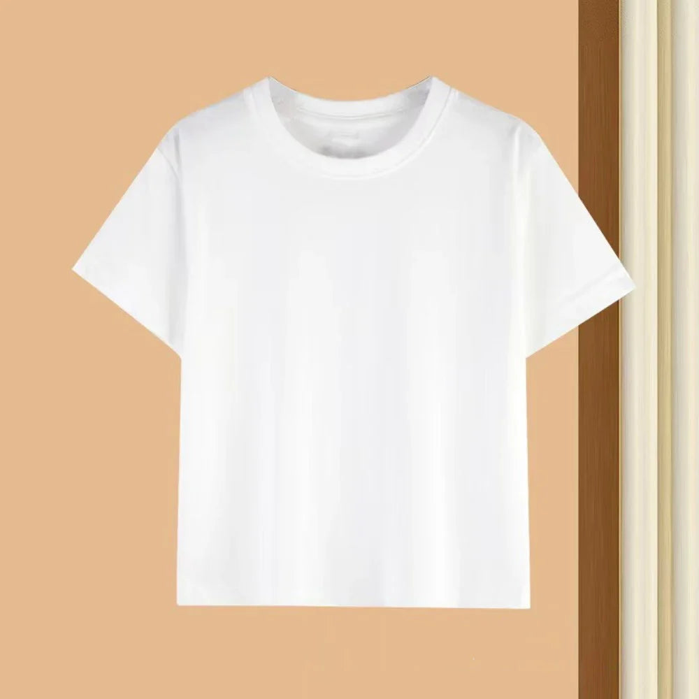 Summer Kids Clothes Streetwear Print Cartoon T Shirt Short Sleeve Baby Tops Tees Korean Boys Girls Clothes Y2k Cotton T Shirts