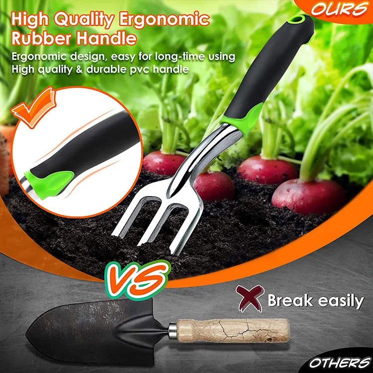 Most Popular Steel Garden Equipment Hand Tools Set Including Shovel Watering Can Case OEM Customizable Gardening Repair Use